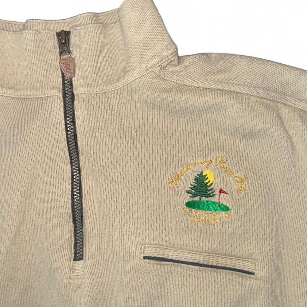 Vintage Whispering Pines G.C. N.A.F. Atsugi Japan Embroidered Logo Tan Jacket - Picture 3 of 8